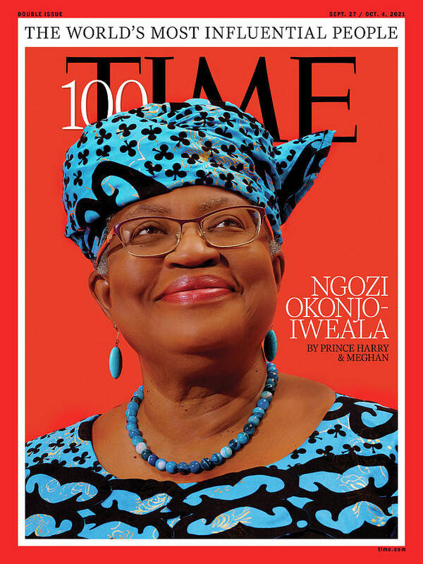2021 Time 100 Poster featuring the photograph 2021 TIME100 - Ngozi Okonjo-Iweala by Photograph by Nhu Xuan Hua