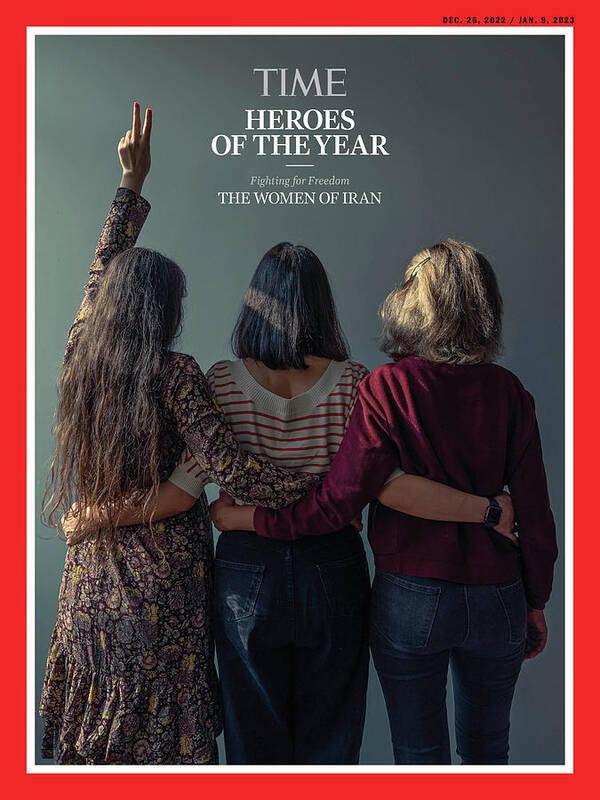 Heroes Of The Year Poster featuring the photograph 2022 Heroes of the Year - The Women of Iran by Photograph by Forough Alaei for TIME