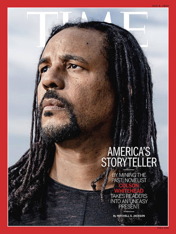 Colson Whitehead Poster featuring the photograph America's Storyteller by Photograph by Wayne Lawrence for TIME