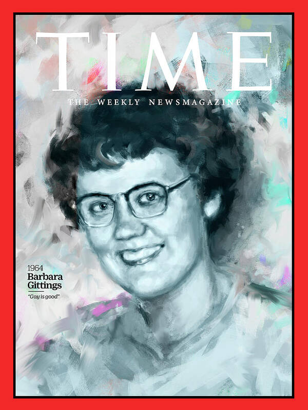 Time Poster featuring the photograph Barbara Gittings, 1964 by Illustration by Ivana Besevic