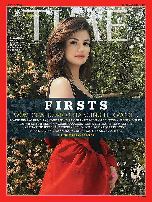 Selena Gomez Poster featuring the photograph Firsts - Women Who Are Changing the World, Selena Gomez by Photograph by Luisa Dorr for TIME