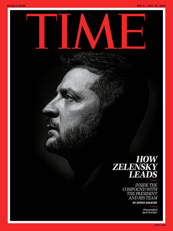 Zelensky Poster featuring the photograph How Zelensky Leads by Photograph by Alexander Chekmenev for TIME
