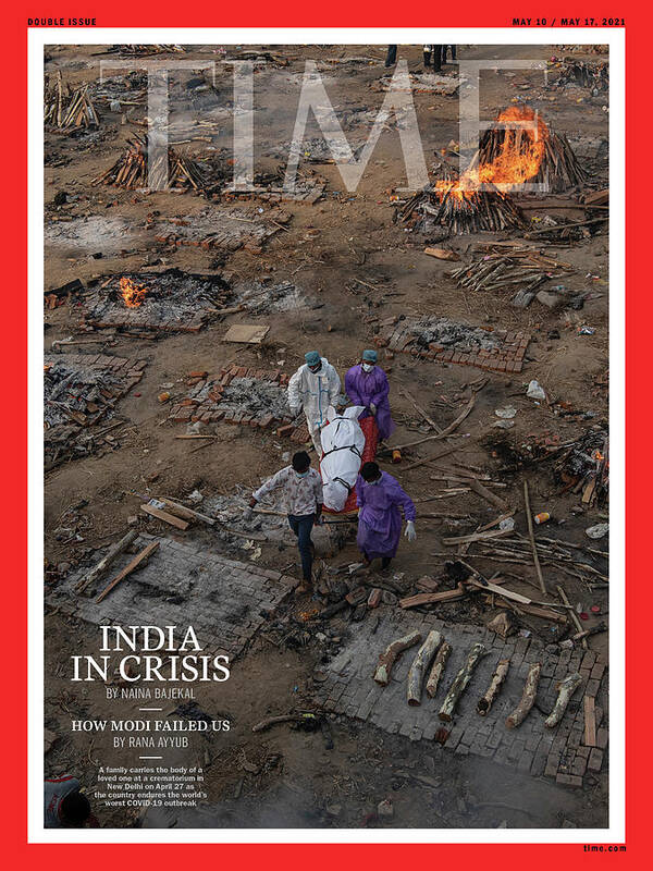 India Poster featuring the photograph India in Crisis by Photograph by Saumya Khandelwal for TIME