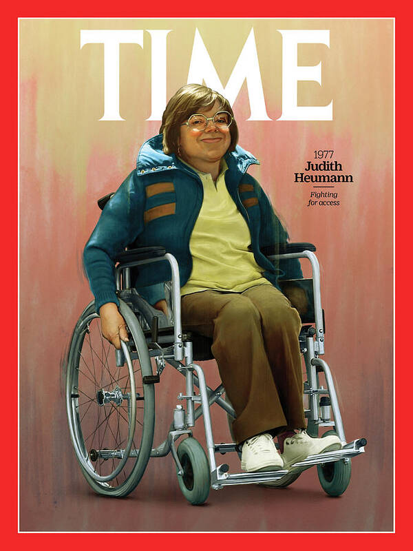 Time Poster featuring the photograph Judith Heumann, 1977 by Illustration by Jason Seiler for TIME