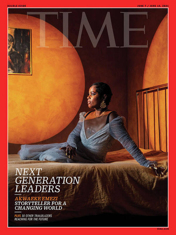 Next Generation Leaders Poster featuring the photograph NGL - Akwaeke Emezi by Photograph by Elliott Jerome Brown Jr for TIME