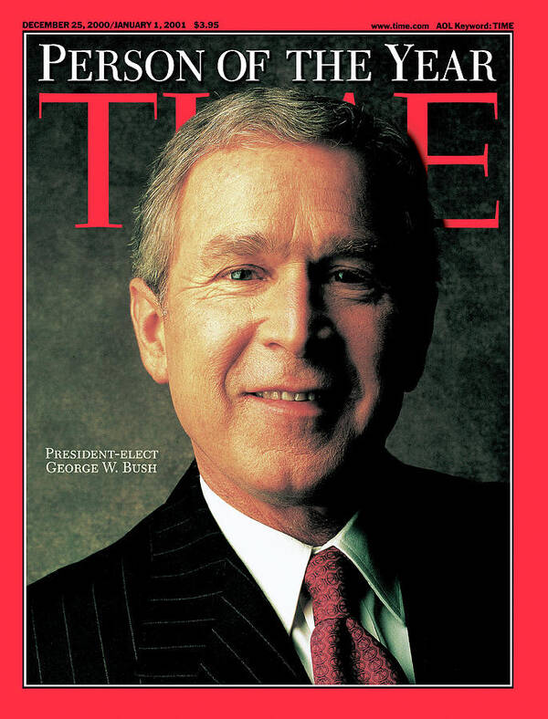 2000 Person Of The Year Poster featuring the photograph 2000 Person of the Year - George W. Bush by Time
