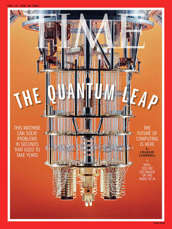 Quantum Leap Poster featuring the photograph Quantum Leap - The Future of Computing is Here by Photograph by Thomas Prior for TIME