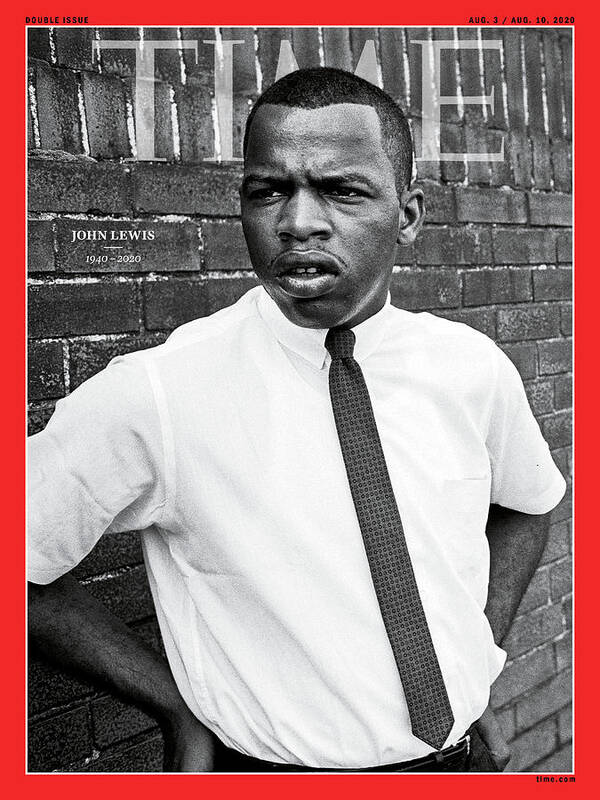 Rep. John Lewis Poster featuring the photograph Rep. John Lewis 1940-2020 by Steve Schapiro Getty Images