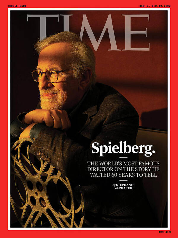 Steven Spielberg Poster featuring the photograph Steven Spielberg by Photograph by Tania Franco Klein for TIME