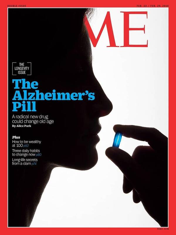 Alzeheimer's Pill Poster featuring the photograph The Alzeheimer's Pill by Photograph by Hannah Whitaker for TIME