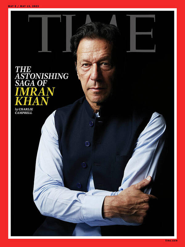 Imran Khan Poster featuring the photograph The Astonishing Saga of Imran Khan by Umar Nadeem for TIME