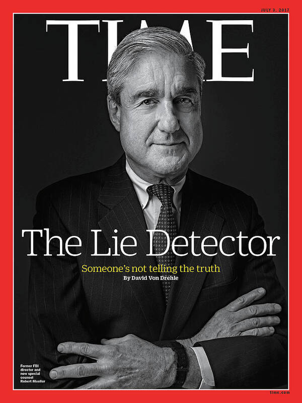 Robert Mueller Poster featuring the photograph The Lie Detector, Robert Mueller by Photograph by Marco Grob for TIME