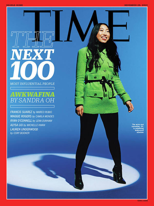 Time Poster featuring the photograph The Next 100 Most Influential People - Awkwafina by Photograph by Scandebergs for TIME