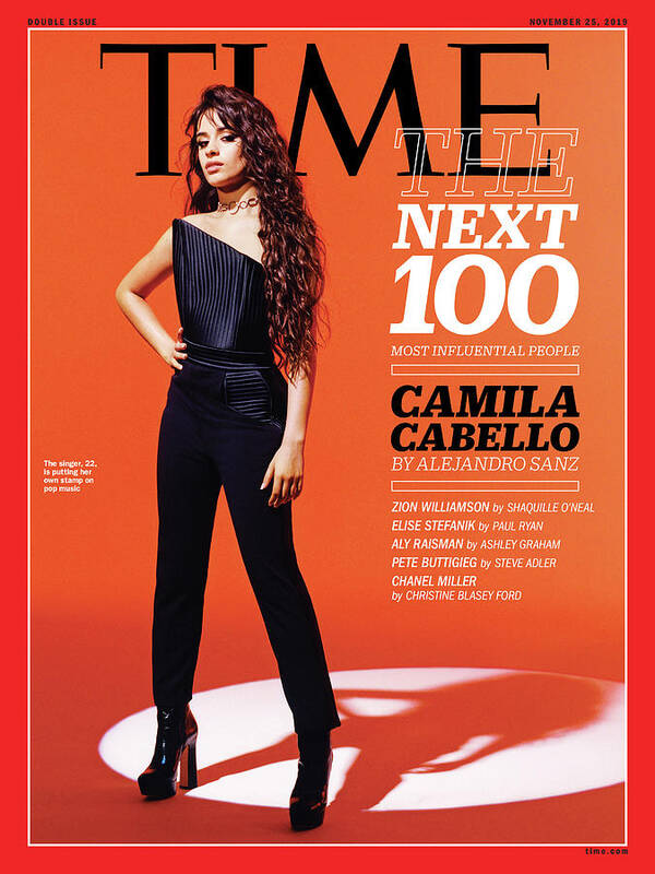 Time Poster featuring the photograph The Next 100 Most Influential People - Camila Cabello by Photograph by Scandebergs for TIME