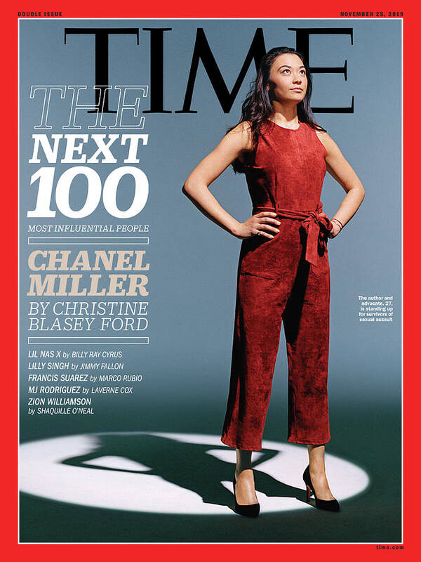 Time Poster featuring the photograph The Next 100 Most Influential People - Chanel Miller by Photograph by Scandebergs for TIME