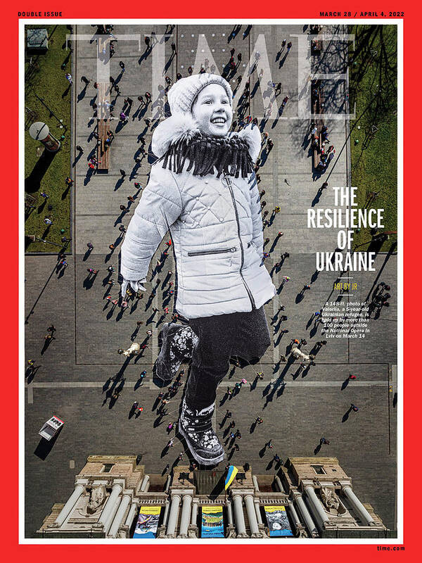 Ukraine Poster featuring the photograph The Resilience of Ukraine by Jr
