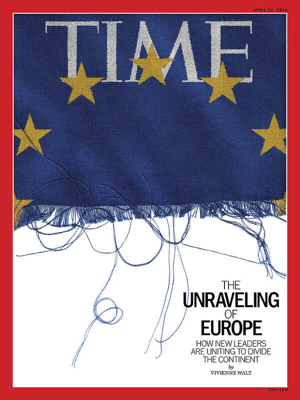 Europe Poster featuring the photograph The Unraveling of Europe by Illustration by Craig Ward for TIME