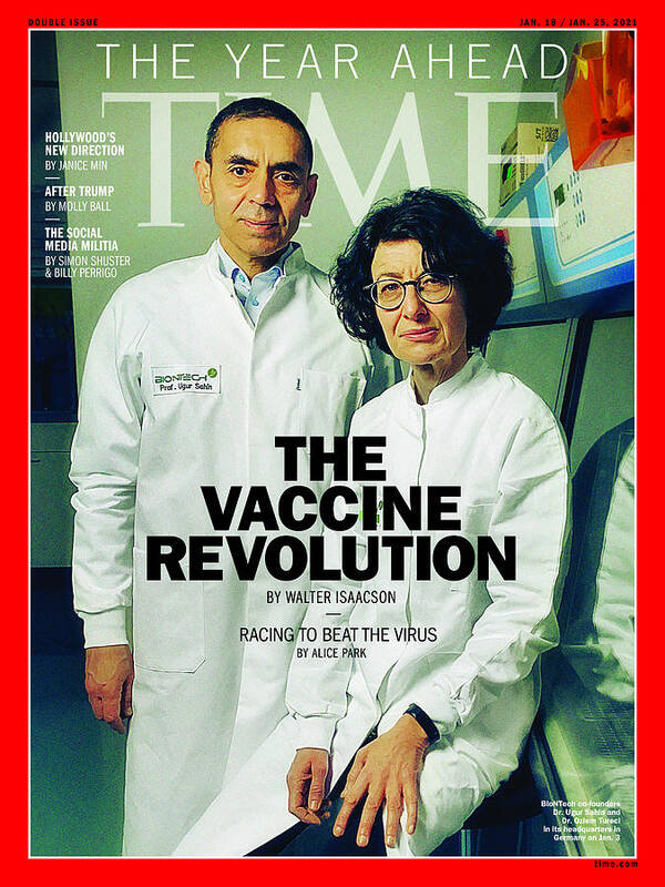 Vaccine Poster featuring the photograph The Year Ahead - The Vaccine Revolution by Photograph by Dina Litovsky for TIME