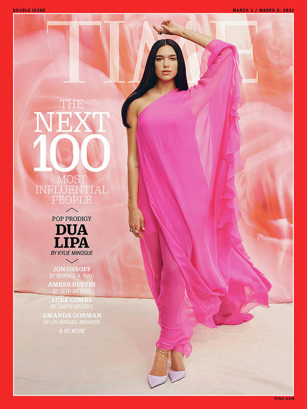 Time 100 Next Poster featuring the photograph TIME 100 Next - Dua Lipa by Photograph by Micaiah Carter for TIME
