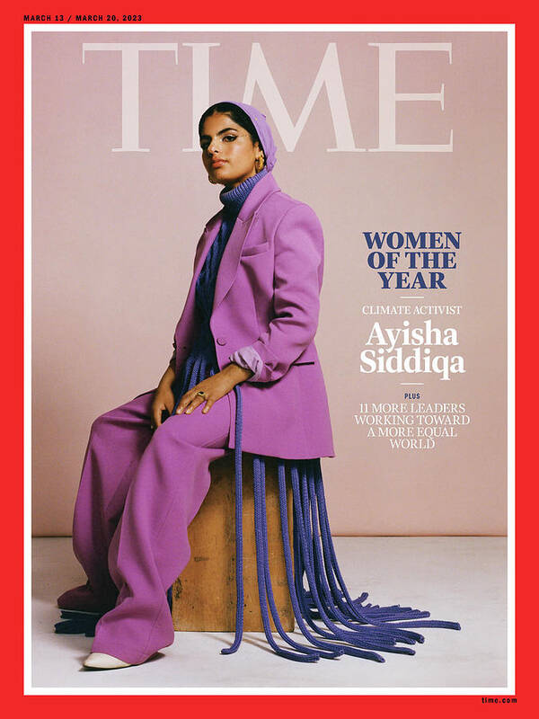 Women Of The Year Poster featuring the photograph Women of the Year 2023 - Ayisha Siddiqa by Photograph by Josefina Santos for TIME