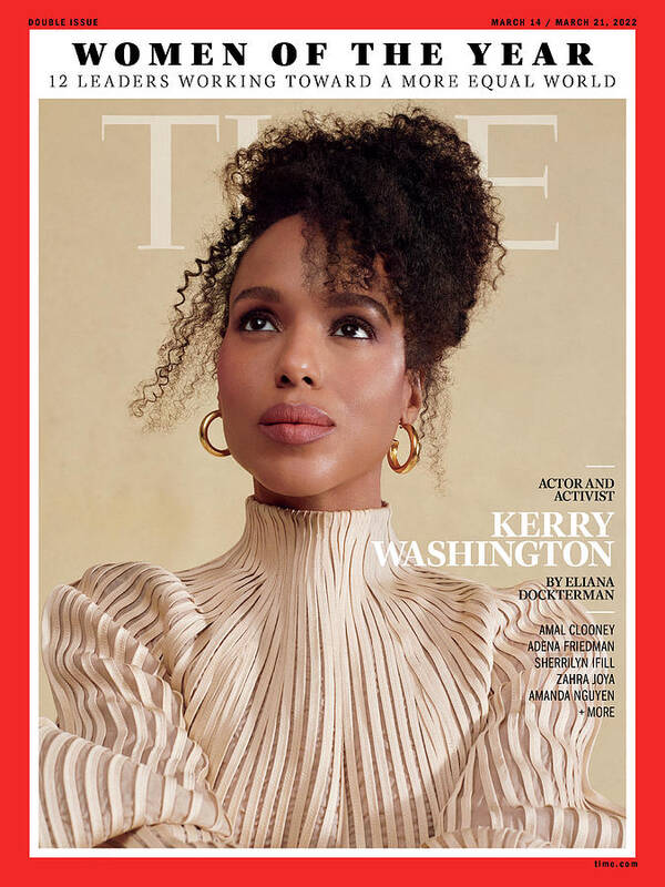 Time Women Of The Year Poster featuring the photograph Women of the Year - Kerry Washington by Photograph by Daria Kobayashi Ritch for TIME