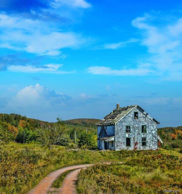 Abandon Poster featuring the photograph Abandoned Home Near Earltown by Ken Morris