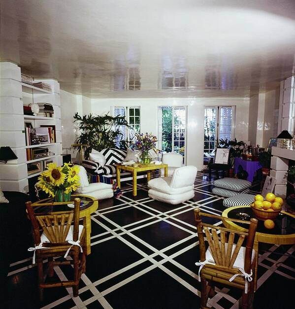 New York City Poster featuring the photograph Angelo Donghia's Living Room by Horst P. Horst