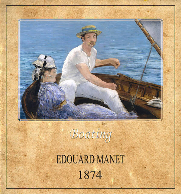 Manet Poster featuring the photograph Edouard Manet 4 by Andrew Fare