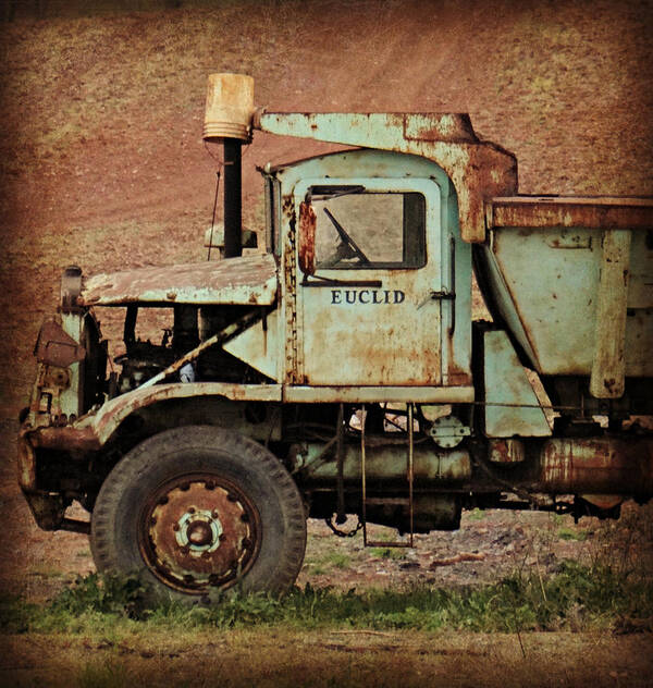 Truck Poster featuring the photograph Old Dumper by Dark Whimsy