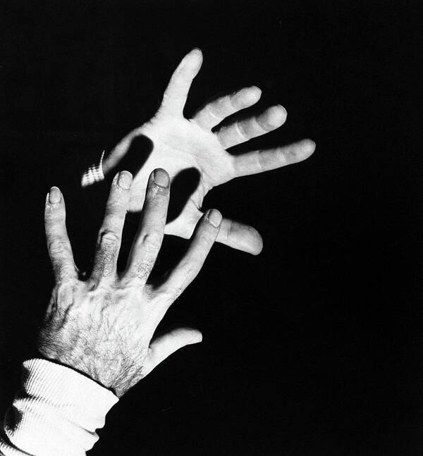 Health Poster featuring the photograph The Hands Of Dr. Michael Debakey by Horst P. Horst