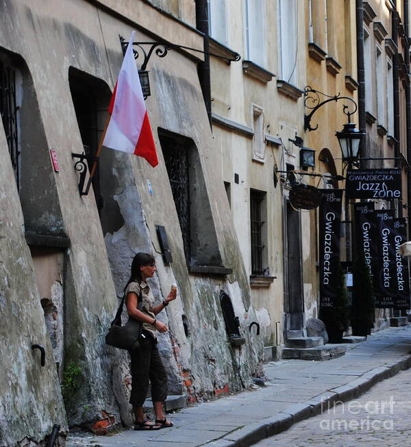 Jazz Poster featuring the photograph Waiting for the Jazz - Krakow by Jacqueline M Lewis