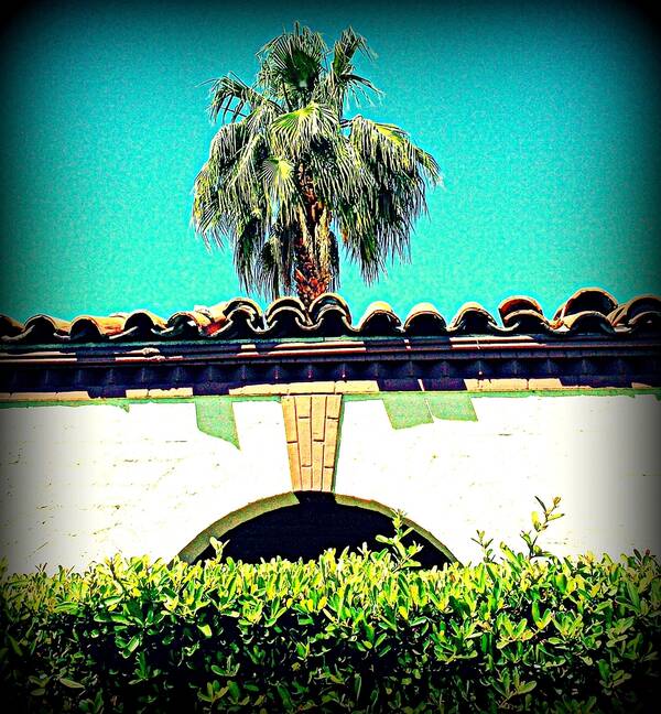 Palm Springs Architecture Poster featuring the photograph Palm Springs Desert Spanish 4 by Randall Weidner