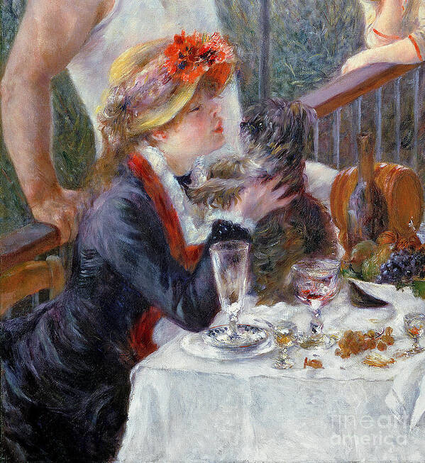 The Poster featuring the painting The Luncheon of the Boating Party by Pierre Auguste Renoir