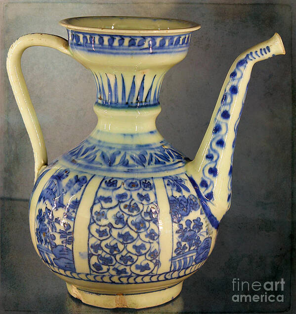 Museum Poster featuring the photograph Ancient Islamic Water Jug by Nina Silver