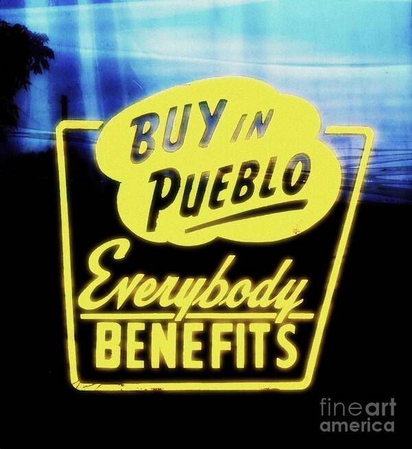  Poster featuring the photograph Buy in Pueblo by Kelly Awad