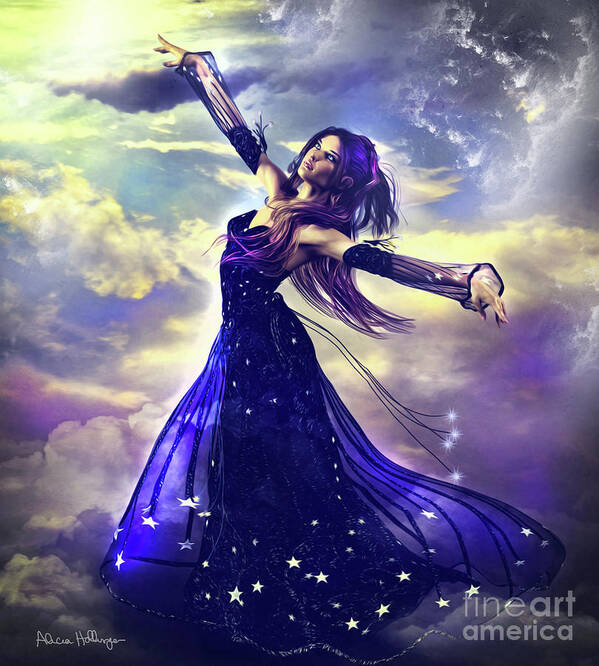 Fantasy Poster featuring the digital art Lucid Dream by Alicia Hollinger