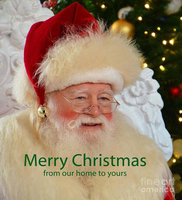 Santa Poster featuring the photograph Merry Christmas by Cindy Manero