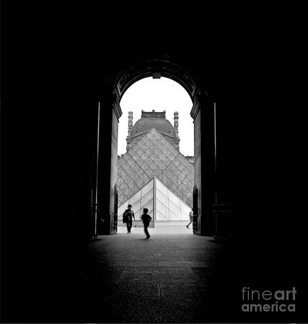 Louvre Poster featuring the photograph Place du Louvre by Cyril Jayant