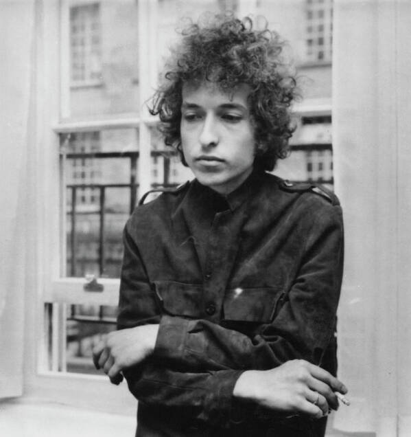 Rock And Roll Poster featuring the photograph Bob Dylan 1966 by Express Newspapers