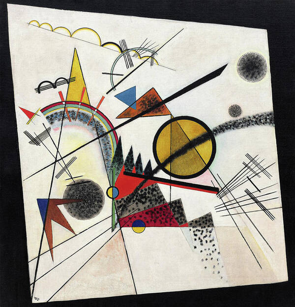 Kandinsky Black Square Poster featuring the painting In the Black Square - Im schwarzen Viereck by Wassily Kandinsky