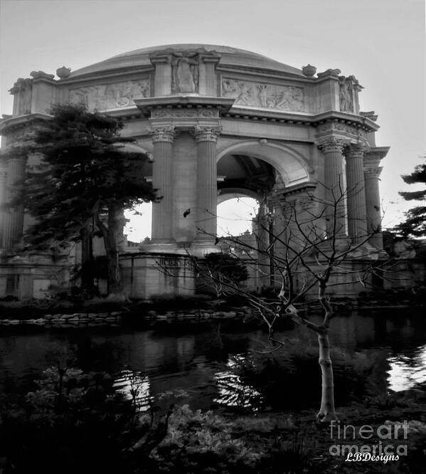  Timeless; Seasons; Spring; Summer; Autumn; Winter; Monumental; Aesthetic; Art; Nature; Photography; “signature Collection”; Lbdesigns; Color; “black And White” Poster featuring the photograph Autumn Tour BW01 by LBDesigns
