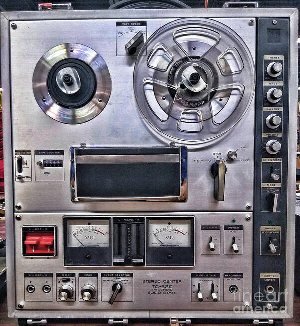 Sony TC 630 Stereo reel to reel player Poster by Paul Ward - Fine Art  America