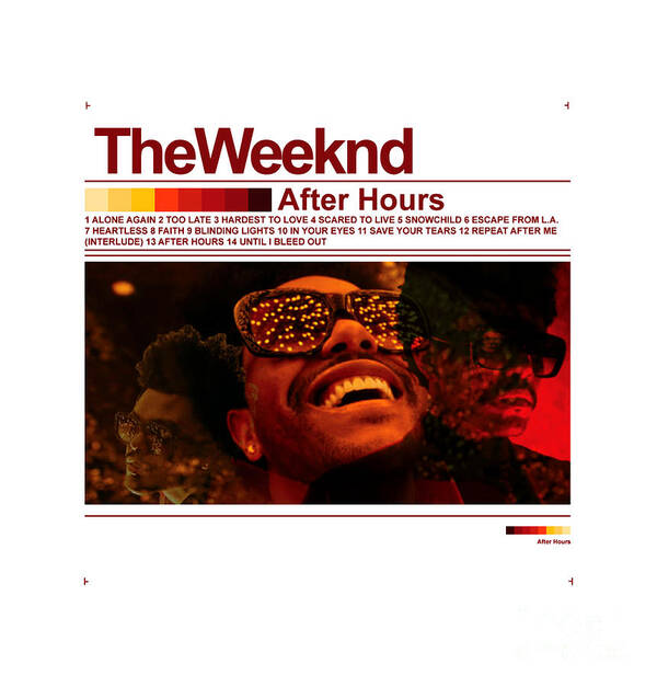 The Weeknd After Hours Poster by Ramos Tierez - Fine Art America