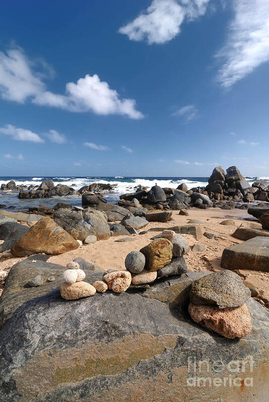 Aruba Poster featuring the photograph Wishing Rocks Aruba #1 by Amy Cicconi