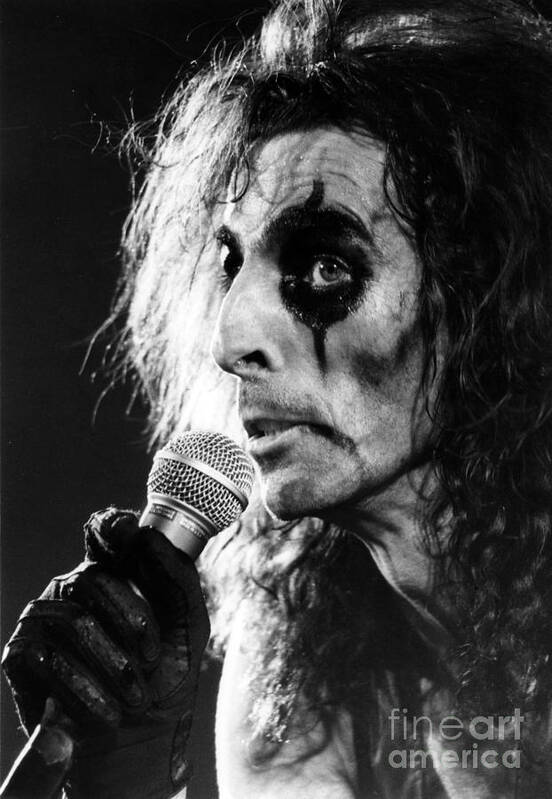 Alice Cooper Poster featuring the photograph Alice Cooper 1979 #2 by Chris Walter
