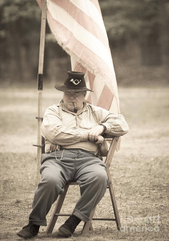 Fire Poster featuring the photograph Civil War 13 by Roger Bailey