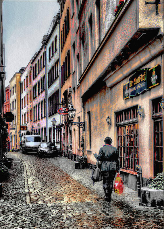 Cologne Poster featuring the photograph Cologne Alstadt by Jim Hill