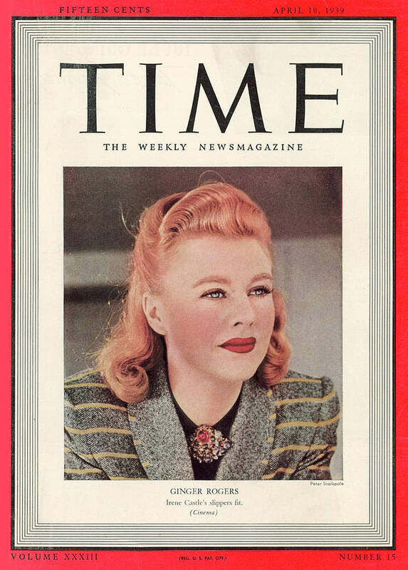 Ginger Rogers Poster featuring the photograph Ginger Rogers - 1939 by Peter Stackpole