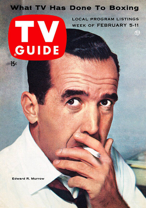 1950s Tv Poster featuring the photograph TV Guide TVGC001 H5140 by TV Guide Everett Collection