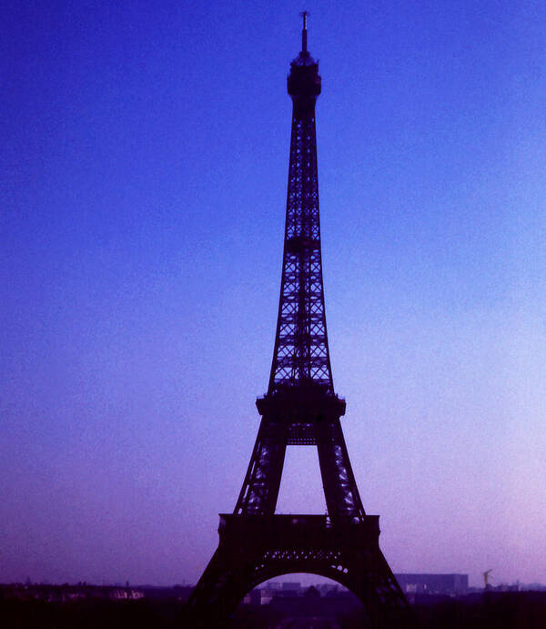 Architecture; Eiffel Tower; Paris; France; Travel; Still Lifes. Poster featuring the photograph La Tour d'Eiffel by Robert Rodvik